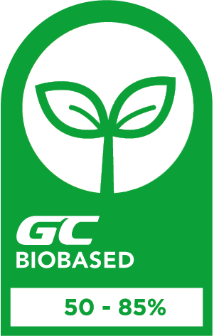 ฉลากไบโอพลาสติก GC Biobased 50-85%